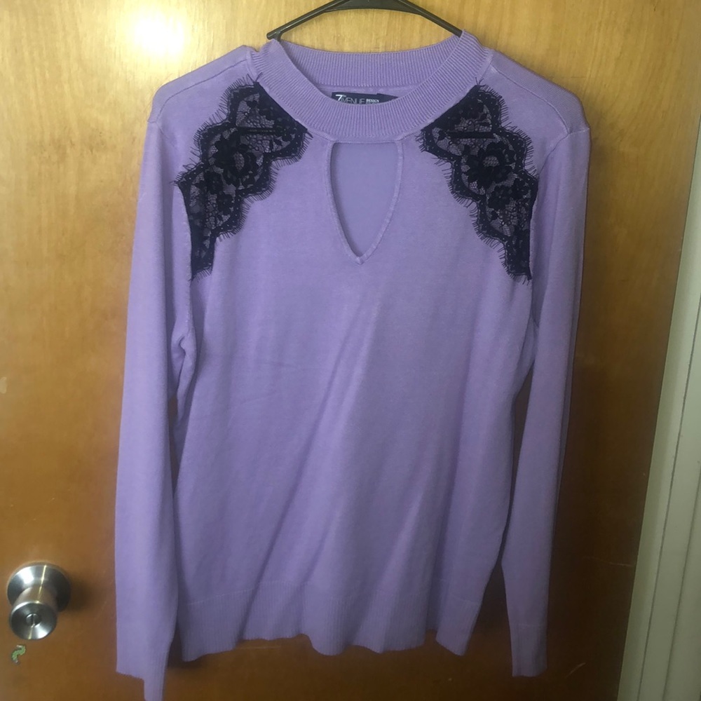 Lace sweater brand new New York&Company